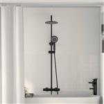 vidaXL Thermostatisch Douchesysteem Set Messing en Roestvrij staal