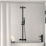 vidaXL Thermostatisch Douchesysteem Set Messing en Roestvrij staal