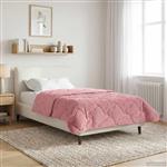 vidaXL Winter Dekbed Roze 135 x 200 cm Microfiber en Teddy fleece