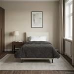 vidaXL Zomer Dekbed Antraciet 140 x 220 cm Microfiber en Teddy fleece