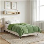 vidaXL Winter Dekbed Gekwilt Groen 135 x 200 cm Microfiber
