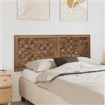 vidaXL Bed Hoofdbord Naturel Massief Teakhout