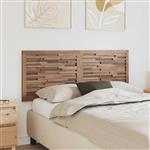 vidaXL Bed Hoofdbord Naturel Massief Teakhout