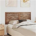vidaXL Bed Hoofdbord Naturel Massief Teakhout