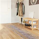 vidaXL Vloerkleedloper MARSA Grijs 50 x 250 cm Polyester en PVC