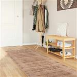 vidaXL Vloerkleedloper MARSA Wit 80 x 350 cm Polyester en PVC