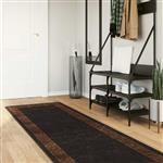 vidaXL Vloerkleedloper MARSA Zwart 100 x 400 cm Polyester en PVC