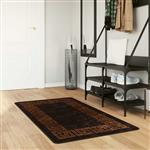 vidaXL Vloerkleedloper MARSA Zwart 100 x 200 cm Polyester en PVC