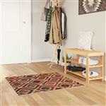 vidaXL Vloerkleedloper MARSA Multikleur 100 x 100 cm Polyester en PVC