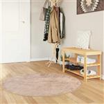 vidaXL Vloerkleedloper MARSA Zand 120 x 120 cm Polyester en PVC
