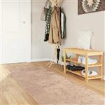 vidaXL Vloerkleedloper MARSA Zand 100 x 350 cm Polyester en PVC