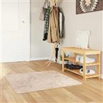 vidaXL Vloerkleedloper MARSA Beige 100 x 100 cm Polyester en PVC