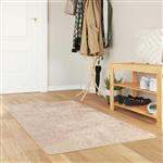 vidaXL Vloerkleedloper MARSA Beige 80 x 150 cm Polyester en PVC