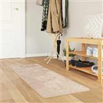 vidaXL Vloerkleedloper MARSA Beige 50 x 150 cm Polyester en PVC