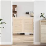 vidaXL Schuifdeuren 2 pcs Naturel Massief grenenhout