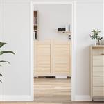 vidaXL Schuifdeuren 2 pcs Naturel Massief grenenhout