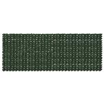 vidaXL Balkonscherm met bladeren Donkergroen 400 x 150 cm