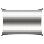 vidaXL Zonneschaduwzeil Lichtgrijs en wit. 3 x 4,5 m HDPE