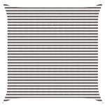 vidaXL Zonneschaduwzeil Lichtgrijs en wit. 4 x 4 m HDPE