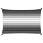 vidaXL Zonneschaduwzeil Antraciet en Wit 3 x 4 m HDPE