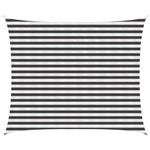 vidaXL Zonneschaduwzeil Antraciet en Wit 2,5 x 3 m HDPE