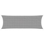 vidaXL Zonneschaduwzeil Antraciet en Wit 2 x 6 m HDPE