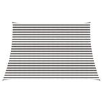 vidaXL Zonneschaduwzeil Lichtgrijs en wit. 4 / 5 x 3 m HDPE