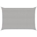 vidaXL Zonneschaduwzeil Lichtgrijs en wit. 4 x 6 m HDPE