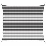 vidaXL Zonneschaduwzeil Antraciet en Wit 6 x 8 m HDPE