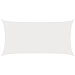 vidaXL Zonneschaduwzeil Wit 2,5 x 6 m HDPE