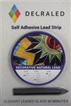 DEKRALED Self Adhesive Lead strip decorative natural lead E2282xxx