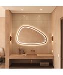 Badkamerspiegel Ghost 120 cm Organisch Invisible Led BWS Met Verwarming