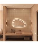 Badkamerspiegel Ghost 100 cm Organisch Invisible Led BWS Met Verwarming