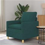 vidaXL Bank Donkergroen 76 x 81 x 87,5 cm Stof