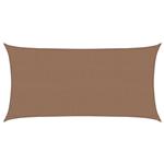 vidaXL Zonneschaduwzeil Taupe 2 x 6 m HDPE