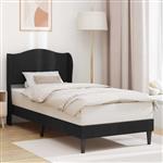 vidaXL Bedframe met hoofdeinde Zwart 90 x 200 cm Fluweel