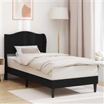 vidaXL Bedframe met hoofdeinde Zwart 100 x 200 cm Kunstleer