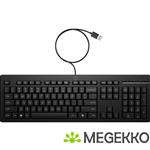 HP 125 G2 USB WD KBD toetsenbord Zwart