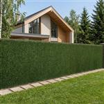 vidaXL Kunstmatige omheining Lichtgroen 1,5 x 6 m PVC en staal