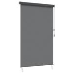 vidaXL Rolgordijn Lichtgrijs 100 x 250 cm Stof en Aluminium