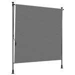 vidaXL Buiten Rolgordijn Lichtgrijs 120 x 270 cm
