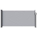 vidaXL Uittrekbaar Zijscherm 300 x 100 cm Polyester Rechthoekig Grijs