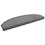 vidaXL Zelfklevende Trapmatten 15 pcs Donkergrijs 80 x 24,5 x 3,5 cm