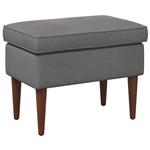 vidaXL Voetenbank Donkergrijs 55 x 35 x 41 cm Fluweel