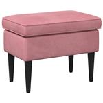 vidaXL Voetenbank Roze 55 x 35 x 41 cm Fluweel