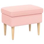 vidaXL Voetenbank Roze 55 x 35 x 41 cm Bouclé