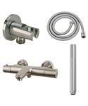 Badset Wiesbaden Caral Thermostatisch Doucheslang Staafhanddouche Geborsteld Staal