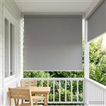 vidaXL Buitenrolgordijn UV-bescherming Lichtgrijs 180 x 230 cm
