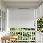 vidaXL Buitenrolgordijn UV-bescherming Wit 180 x 230 cm