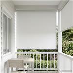vidaXL Buitenrolgordijn UV-bescherming Wit 100 x 230 cm